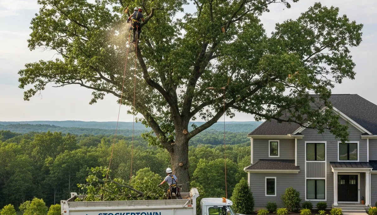 Professional tree removal experts serving residential properties in Easton, PA